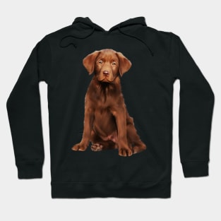 Brown labrador Retriever Dog Puppy, Lab Dog Lover Hoodie